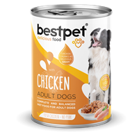 Bestpet Yetişkin Köpekler İçin, Taze Tavuk Parça Etli Ve Soslu Yaş Mama 400 gr 1